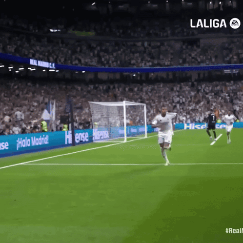 Soccer Game At LaLiga Hisense Stadium GIF