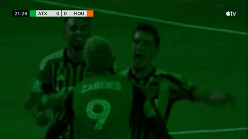 Soccer Game ATX Vs HOU On Green Screen GIF
