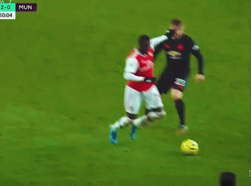 Soccer Game Between Ars And Mun 2-0 GIF