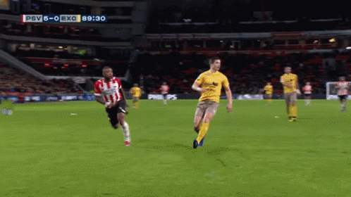 Soccer Game Between PSV and EXO