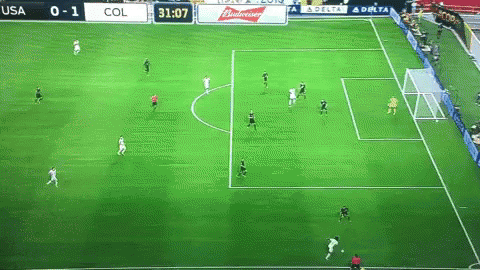 Soccer Game Between USA And COL GIF