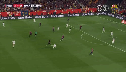 Soccer Game FCB vs RMA