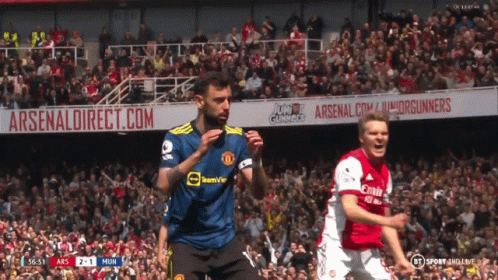 Soccer Game In Front Of Arsenaldirect Banner GIF