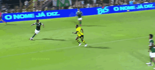 Soccer Game In Front Of Come Ja Diz Billboard GIF