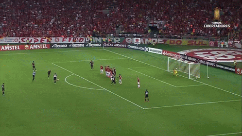 Soccer Game in Qatar Airways Stadium