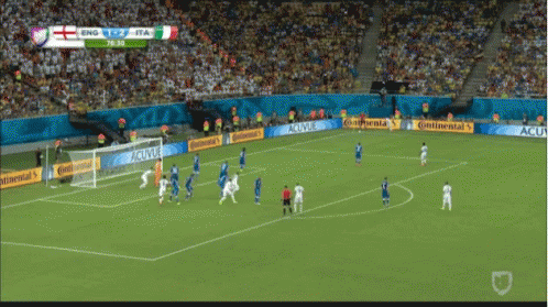 Soccer Game in Stadium