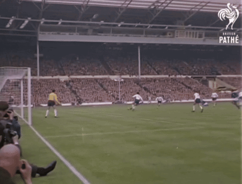Soccer Game in Stadium Pathe