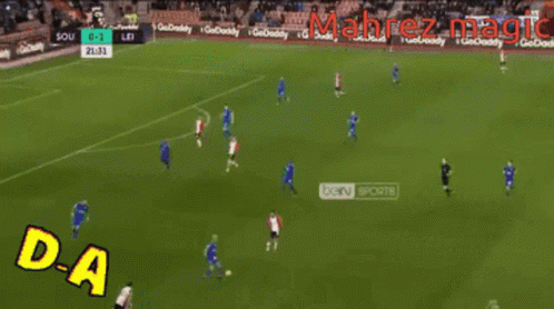Soccer Game in Stadium With Bein Sports Banner