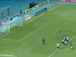 Soccer Game in Stadium with Guarana Banner