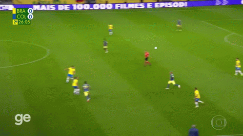 Soccer Game in Stadium With Pixbet and Colonia Ads