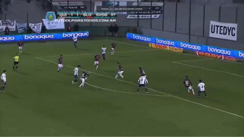 Soccer Game in Stadium With UtedyC Advertisements