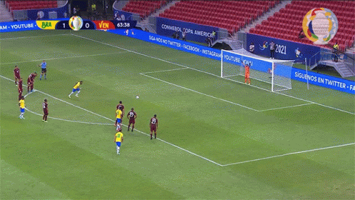 Soccer Game in Stadium with YouTube and Twitter Ads