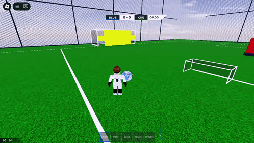 Soccer Game on Computer Screen