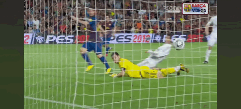 Soccer Game on Screen Saying PES 2012