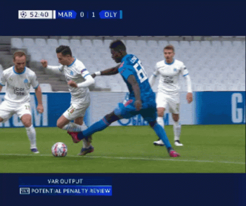 Soccer Game on TV