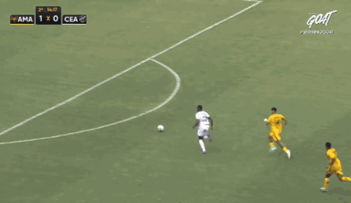 Soccer Game Score 1-0 GIF