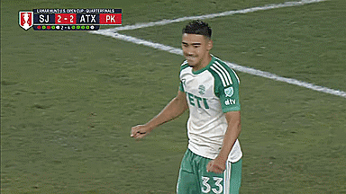 Soccer Game SJ Vs ATX Score 2-2 GIF