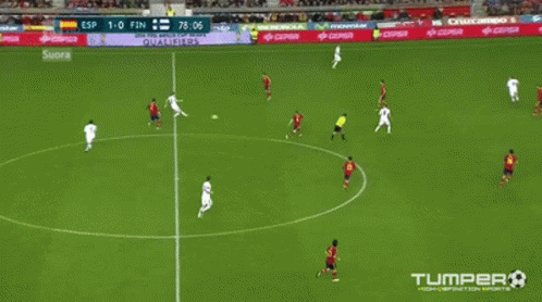Soccer Game With Ads for Movistar Adidas Pepsi