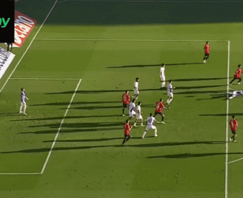 Soccer Game With Banner Saying Qualitative GIF