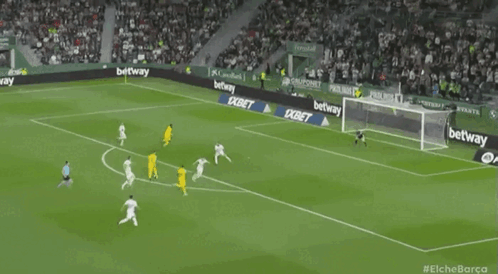 Soccer Game With Betway Banner