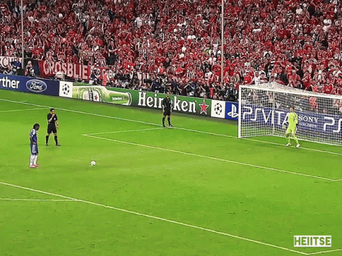 Soccer Game With Heineken Banner