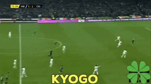 Soccer Game With Kyogo On Field GIF