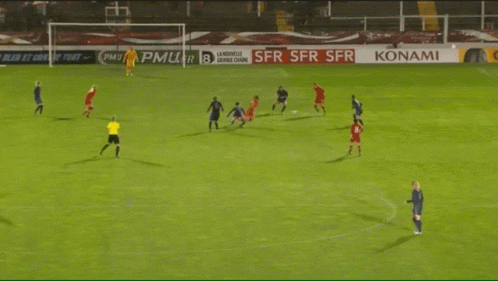 Soccer Game With Pmuer And Sfr Ads GIF