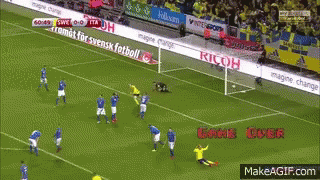 Soccer Game With Ricoh Ads On Sidelines GIF