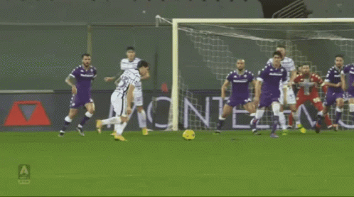 Soccer Game With Sign Saying A