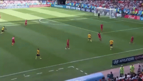 Soccer Game with Visa and Bud Ads