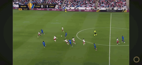 Soccer Game With Welcome to Arabia Banner