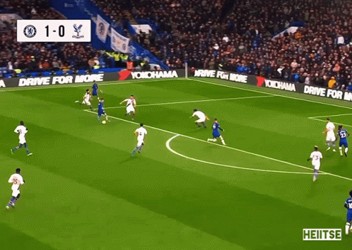 Soccer Game With Yokohama Ads