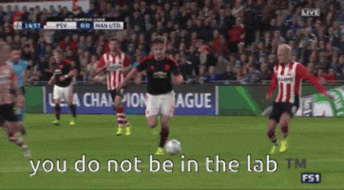 Soccer Game With You Do Not Be in the Lab