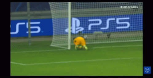 Soccer Goalie Diving to Block Shot PS5 Ad
