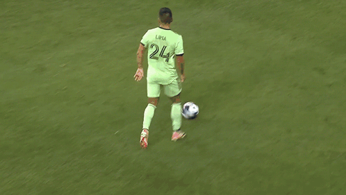 Soccer Goalie Diving To Save Goal In Front Of Audi Banner GIF