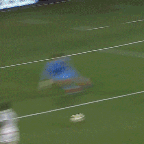 Soccer Goalkeeper Diving for Ball