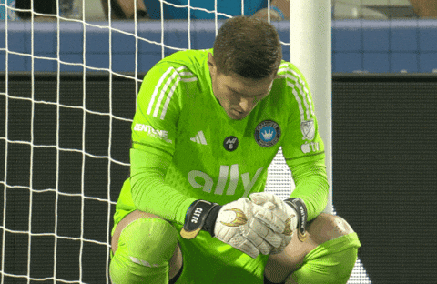 Soccer Goalkeeper In Despair GIF