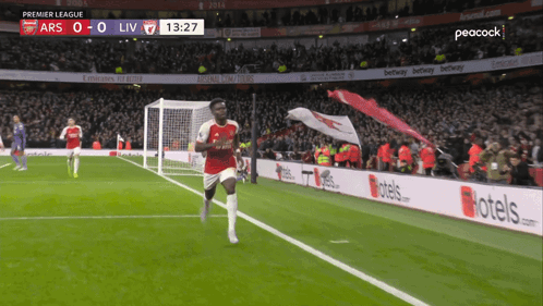 Soccer Match Between Arsenal And Liverpool GIF