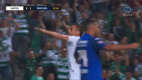Soccer Match Santos vs Cruz Azul