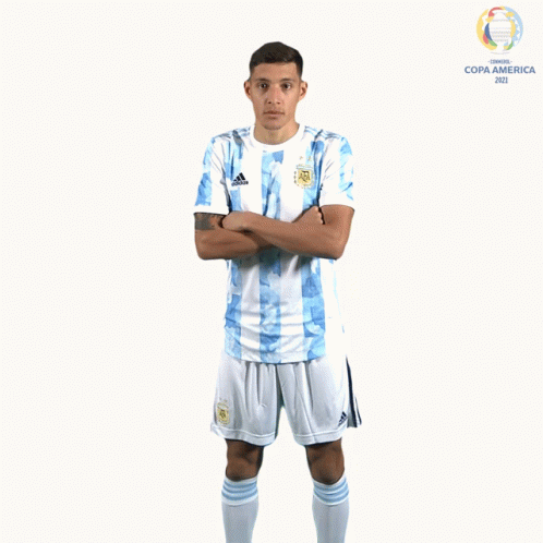 Soccer Player Arms Crossed Copa America 2021