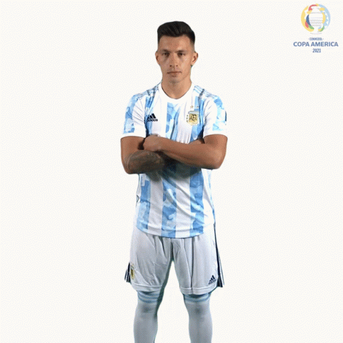 Soccer Player Arms Crossed Copa America