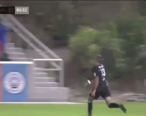 Soccer Player Arms in the Air