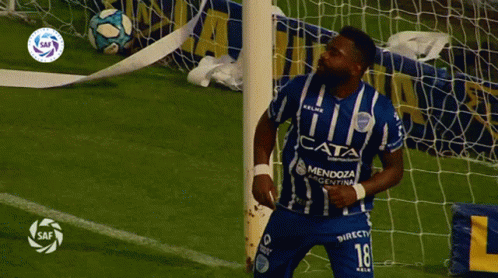 Soccer Player Blue Shirt Cata Mendoza Argentina GIF