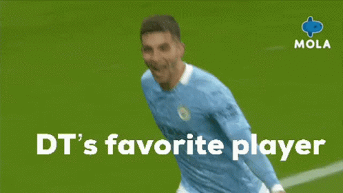 Soccer Player Blue Shirt DT's Favorite Player