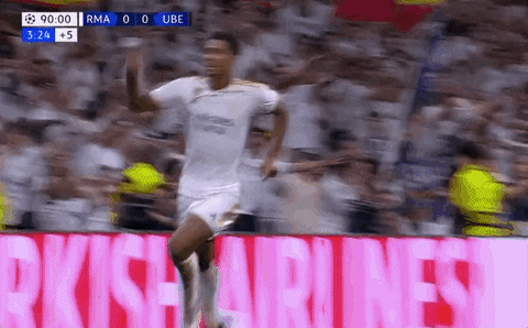 Soccer Player Celebrates Goal