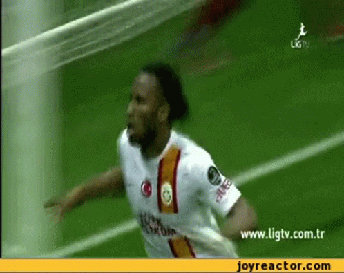 Soccer Player Celebrates Goal