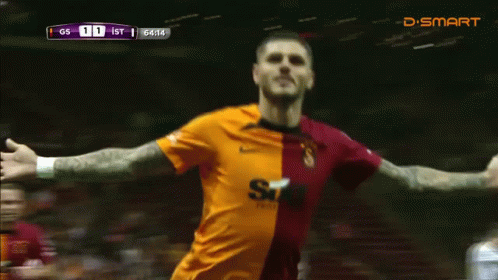 Soccer Player Celebrates Goal For DSmart GIF