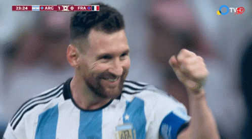 Soccer Player Celebrates Goal GIF