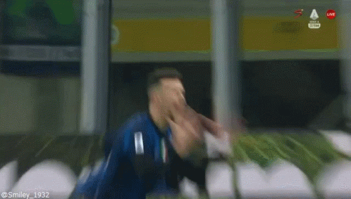 Soccer Player Celebrates Goal With Raised Fist
