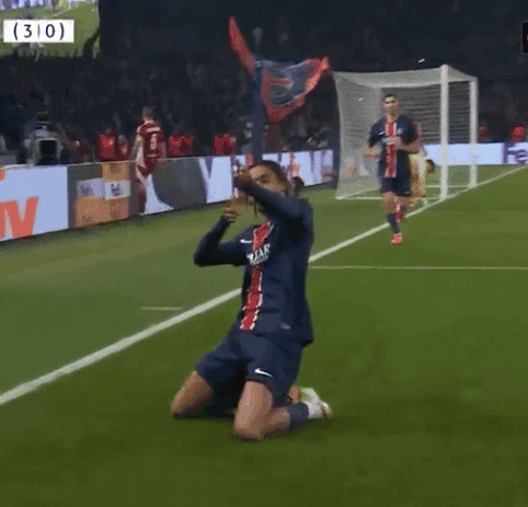 Soccer Player Celebrating Goal Score 310 GIF